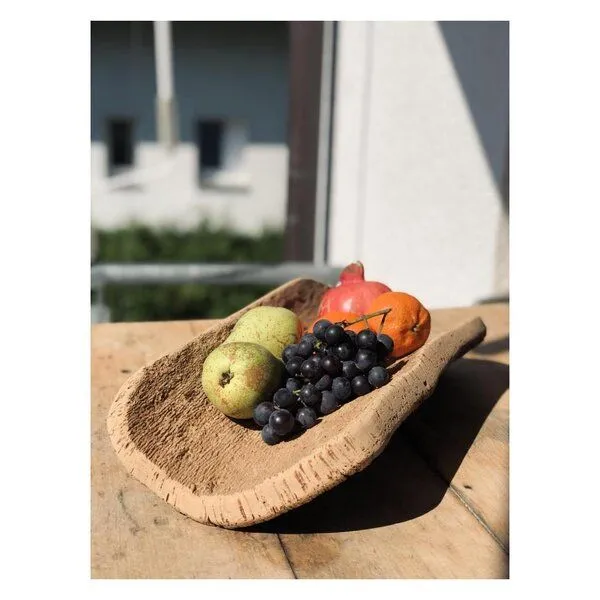 Kork-Deko Kork-Deko Naturkork Obstschale handgefertigt | Fair & Nachhaltig | 30x20cm | Veganes Wohnaccessoire – Produktbild 4 von 7