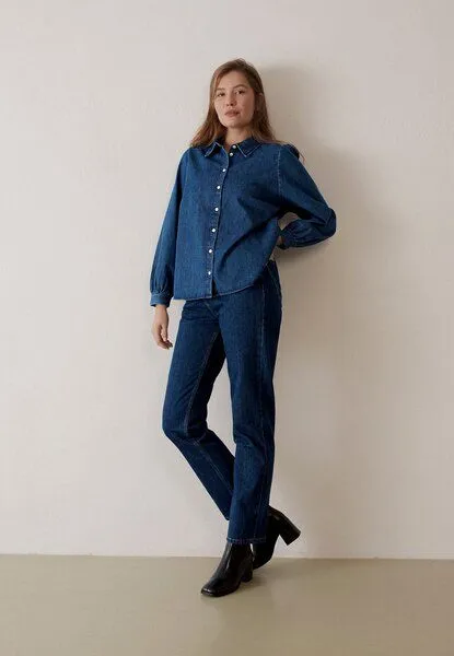 Givn Berlin Givn Berlin Jeans GBCHARLOTTE straight Fit aus Bio-Baumwolle, Dark blue, – Produktbild 1 von 4