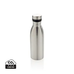 XD Collection XD COLLECTION Deluxe Wasserflasche aus RCS recyceltem Stainless-Steel, silber, Silber, – Produktbild 1 von 1