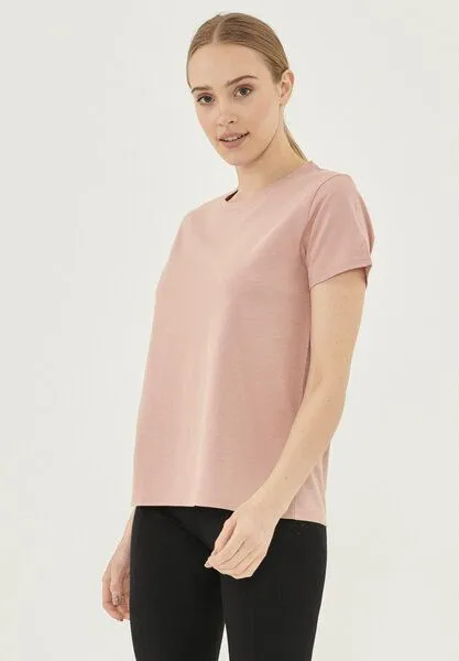 ORGANICATION ORGANICATION Damen Basic T-Shirt aus Bio-Baumwolle, Rose, – Produktbild 3 von 4