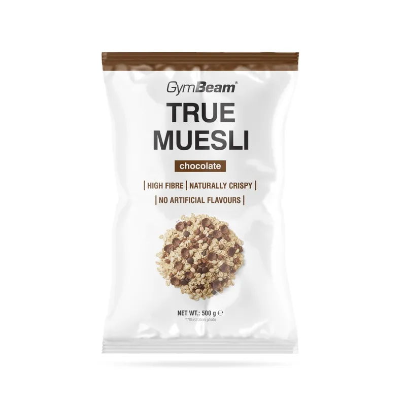 GymBeam Food GymBeam True Müsli 500 g Schokolade – Produktbild 1 von 1