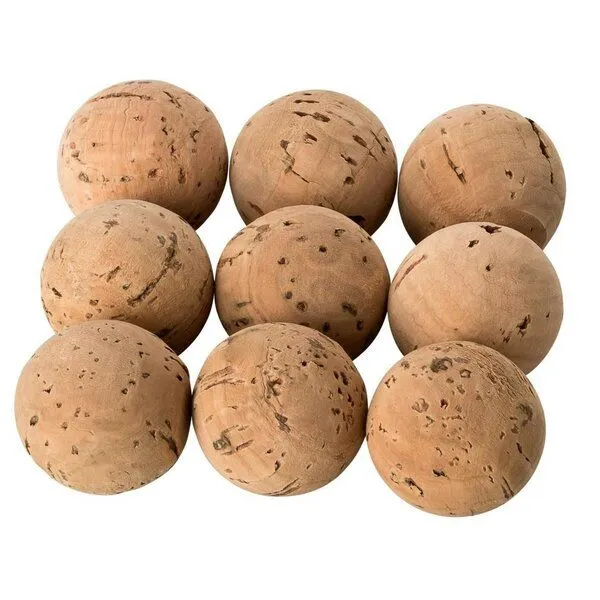 Kork-Deko Kork-Deko Korkkugel aus Naturkork in drei Größen: 2, 3 oder 4 cm Durchmesser – Produktbild 1 von 3