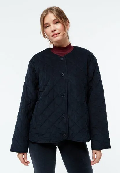 Givn Berlin Givn Berlin Steppjacke GBBETHANY aus Babycord, Midnight blue, – Produktbild 1 von 4