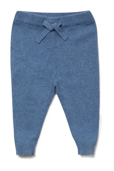 Puri Organic Puri Organic Baby Joggingpant Doppelstrick Baumwolle Leinen, Navy, – Produktbild 1 von 1