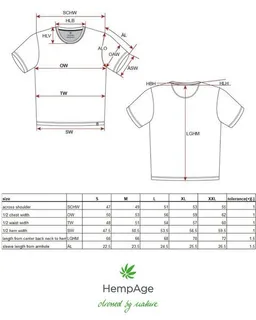 HempAge HempAge Slub Jersey T-Shirt Herren Hanf/Biobaumwolle – Produktbild 1 von 1