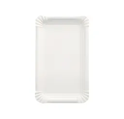 PAPSTAR PAPSTAR Pappteller Teller, Pappe pure eckig 11 cm x 17,5 cm weiss 250 Stk – Produktbild 1 von 1