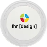 Wurfscheibe inkl. 4-farbigem Aufdruck, weiß – Produktbild 1 von 1