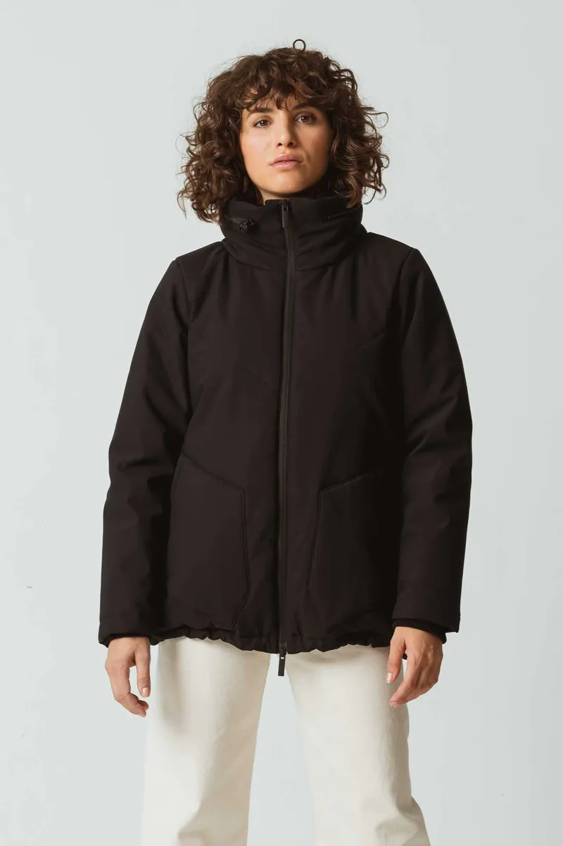 SKFK SKFK Damen vegan Jacke Elaia Gesteppt Schwarz, Schwarz, – Produktbild 2 von 2