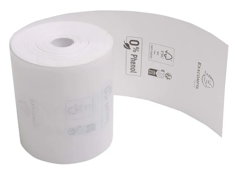 Exacompta Exacompta Bisphenolfreie Thermoprinter-Rollen, Breite 80 mm x 72 mm x 76 m, 10 Stk. – Produktbild 1 von 1