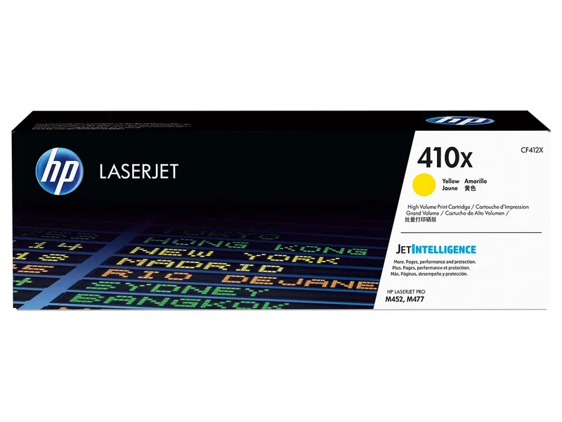 Hewlett Packard hp Druckkassette CF412X, Nr. 410X gelb – Produktbild 1 von 1