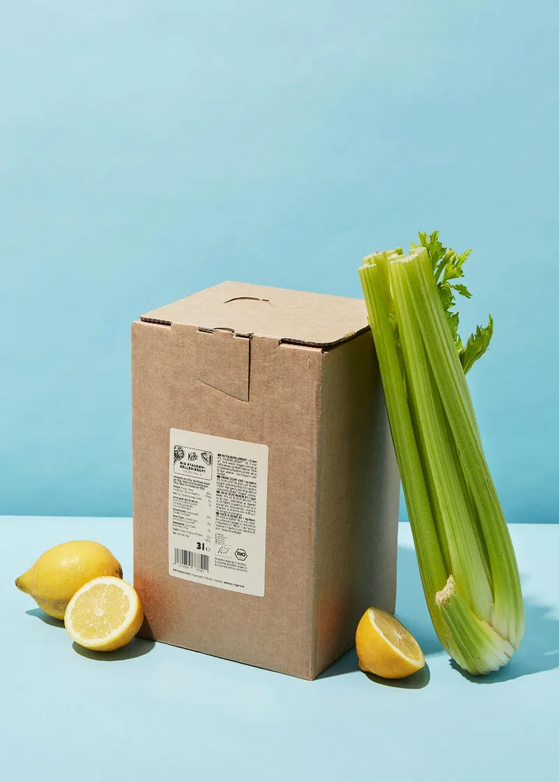 KoRo Bio Staudenselleriesaft mit Zitrone Bag-in-Box 3 L – Produktbild 2 von 5