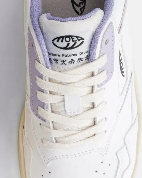 MoEa MoEa Sneakers Origin - White & Lila - Apple, Green, – Produktbild 3 von 4