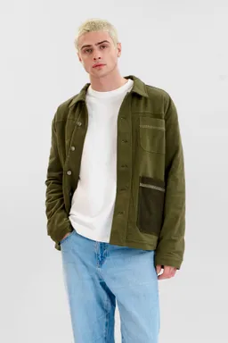 KOMODO KOMODO Herren vegan Christophe-Mantel Mit Fleecefutter Khaki – Produktbild 1 von 1