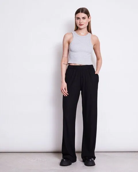 JAN N JUNE JAN N JUNE Weite Hose SMILLA, Schwarz, – Produktbild 1 von 4