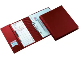 Memo Tagungsmappe 'Elegance', bordeaux, A4 mit 2-Ring-Mechanik – Produktbild 1 von 1