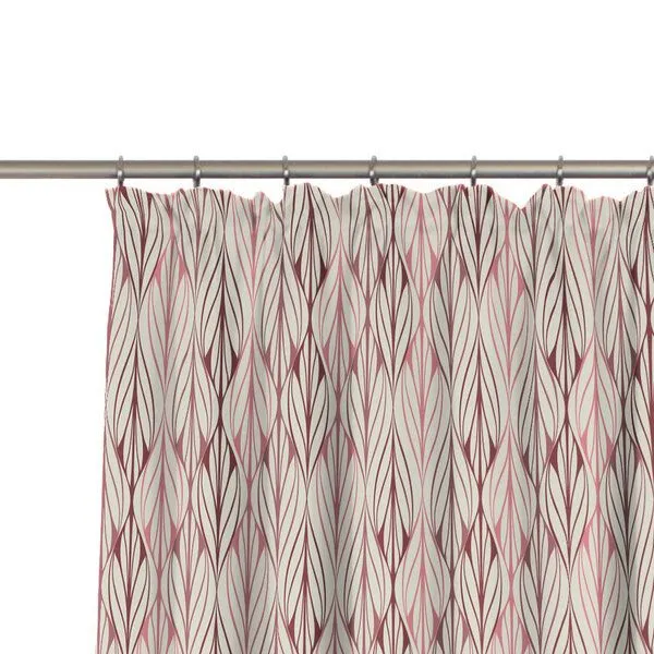 Nature by Adam Nature by Adam Vorhang aus Leinen und Bio-Baumwolle - Made in Germany - Wave, Rot, – Produktbild 1 von 8
