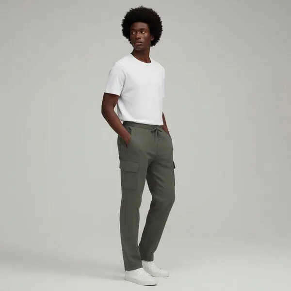 YTWOO YTWOO Streetwear Cargohose für Herren, Organic khaki, – Produktbild 1 von 3