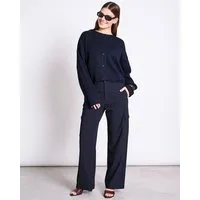 JAN N JUNE JAN N JUNE Strickjacke ASAS GOTS, Nightfall, – Produktbild 1 von 1