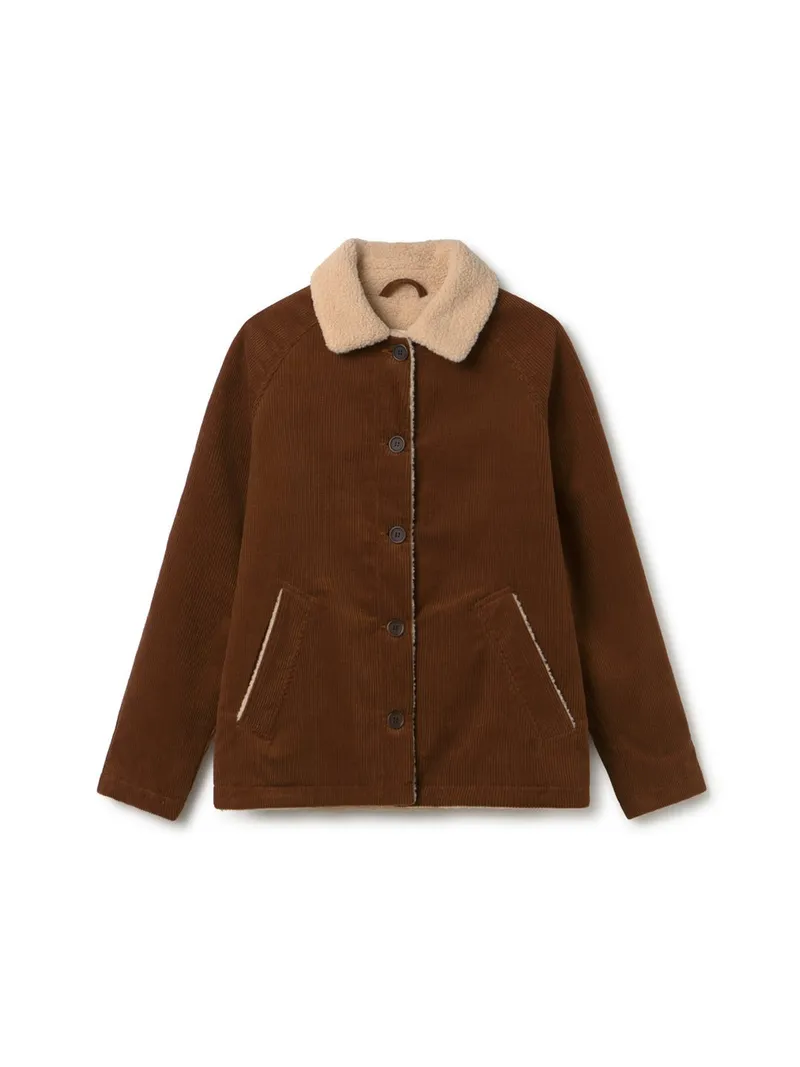 TWOTHIRDS TWOTHIRDS Damen vegan Jacke Misali Cappuccino, Braun, – Produktbild 2 von 2