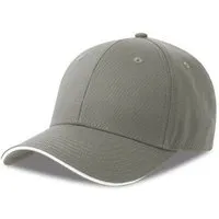 Atlantis Headwear Atlantis Headwear Damen / Herren Sport Cap Baumwolle Metallverschluss, Grau, – Produktbild 3 von 3