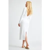 Baìge the Label Baìge the Label Damen vegan Kleid Bina, Weiß, – Produktbild 3 von 3