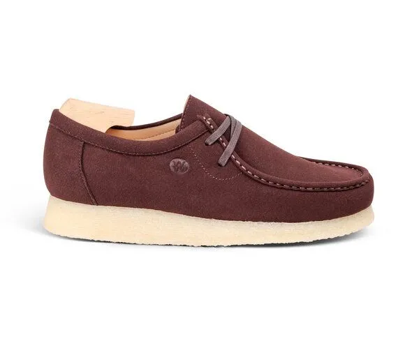 World Walkers World Walkers Vegane Damen Schuhe WALLABEE mit Kreppsohle aus Naturkautschuk, Chestnut (braun), – Produktbild 2 von 4