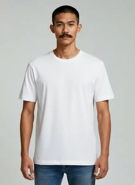 UNIPOLAR UNIPOLAR Oversized T-Shirt Modell: Free, White, – Produktbild 2 von 6