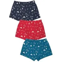 Frugi Frugi Boxershorts für Jungs mit Bergprint - Dreierpack – Produktbild 1 von 1