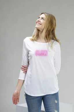 YogiLiebe YogiLiebe Damen Yoga 3/4 Shirt "GLOW" Tencel – Produktbild 1 von 1