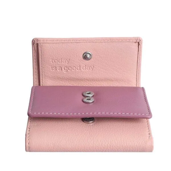 Vargu Vargu Echtleder Geldbörse IVENA 1, Light-pink - mauve, – Produktbild 4 von 4