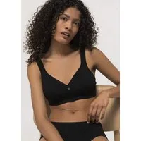 hessnatur hessnatur Comfort BH bügellos COTTON FEEL aus Bio-Baumwolle, Schwarz, – Produktbild 1 von 1