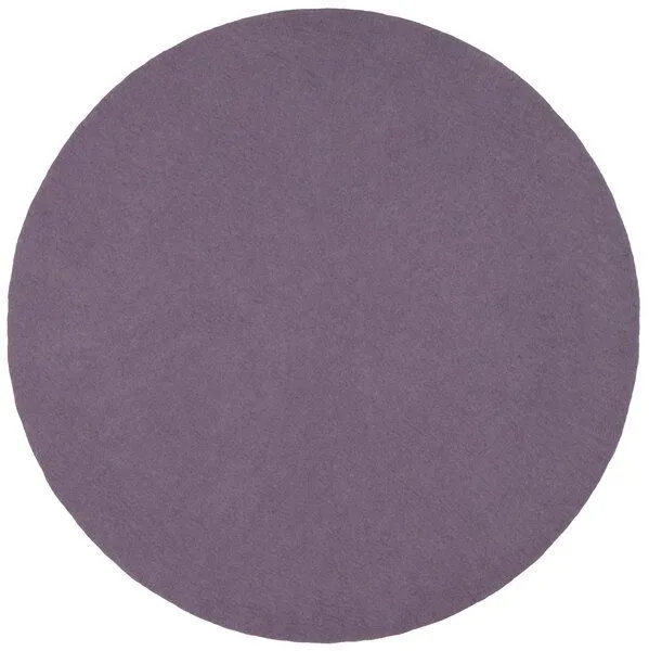 myfelt myfelt Filzteppich rund, 100% reiner Schurwolle, Lila (frida), – Produktbild 1 von 4