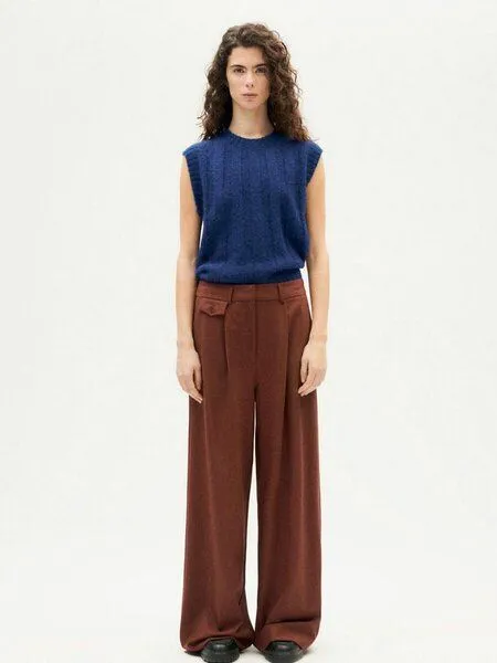 thinking mu thinking mu Damen Hose - Pat Pants, Coffee (braun), – Produktbild 1 von 3