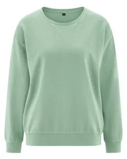 HempAge Hempage Damen vegan Sweatshirt Basic Menta Grün – Produktbild 1 von 1