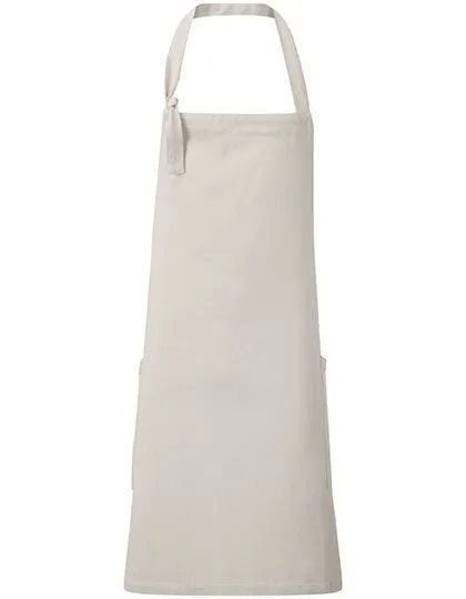 Premier Workwear Premier Workwear Latzschürze (recycelte Baumwolle u. recyceltes Polyester) mit Taschen, Natural denim (ca. pantone 475, – Produktbild 1 von 2