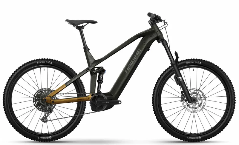 Haibike Haibike ALLTRAIL 10.5 ABS 29 - 29 Zoll 800Wh 12K Fully - Black Ninja Gold Grey, Schwarz, – Produktbild 1 von 1