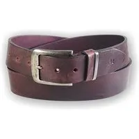 Greenbelts Greenbelts Herren Ledergürtel BARRIE, Dunkel rot, – Produktbild 2 von 6
