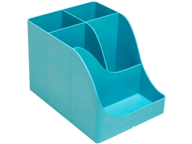 Exacompta Exacompta Stifteköcher "Pen Wave Pop'N Co" 5 Fächer, cyan – Produktbild 1 von 1