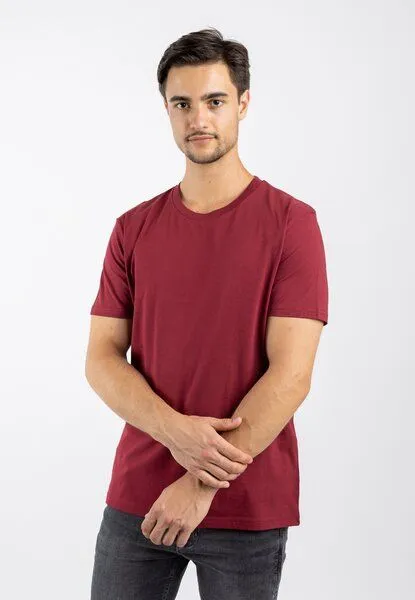 TORLAND TORLAND Premium Herren T-Shirt CREATOR, Rot (burgundy), – Produktbild 1 von 4