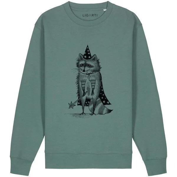LIGARTI Pullover – Zaubär – LIGARTI Tiermanufaktur, Waldgrün, – Produktbild 1 von 3