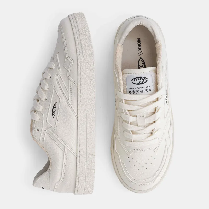 MoEa MoEa Herren vegan Sneaker Origin Low White Corn, Weiß, – Produktbild 2 von 2