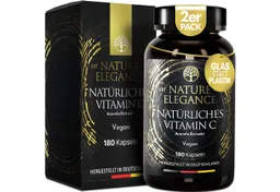NEOLYMP Natürliches Vitamin C aus Acerola – Hochdosiert & vegan – 180 Kapseln Kapseln, 2 er 180 St., Vitamin C für 6 Monate – gut verträglich – in Deutschland produziert – Produktbild 1 von 1