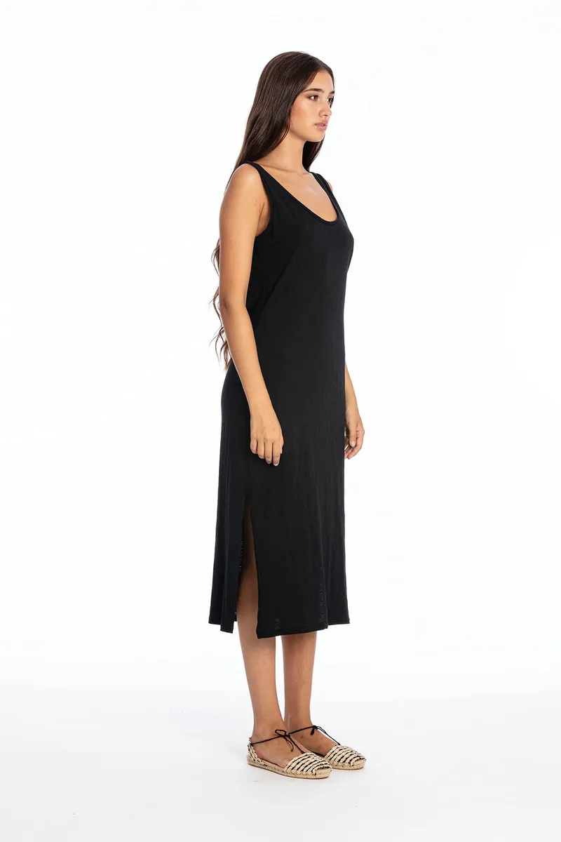 RAVENS VIEW IBIZA RAVENS VIEW IBIZA Damen vegan Kleid Demi Schwarz, Schwarz, – Produktbild 2 von 2