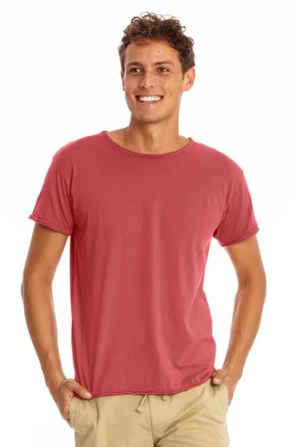 RAVENS VIEW IBIZA RAVENS VIEW IBIZA Herren vegan T-Shirt Rundhalsausschnitt Wild Earth Rot, Rot, – Produktbild 1 von 1