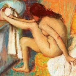 Photocircle Photocircle Poster / Leinwandbild - Edgar Degas: Frau kämmt sich die Haare – Produktbild 1 von 1