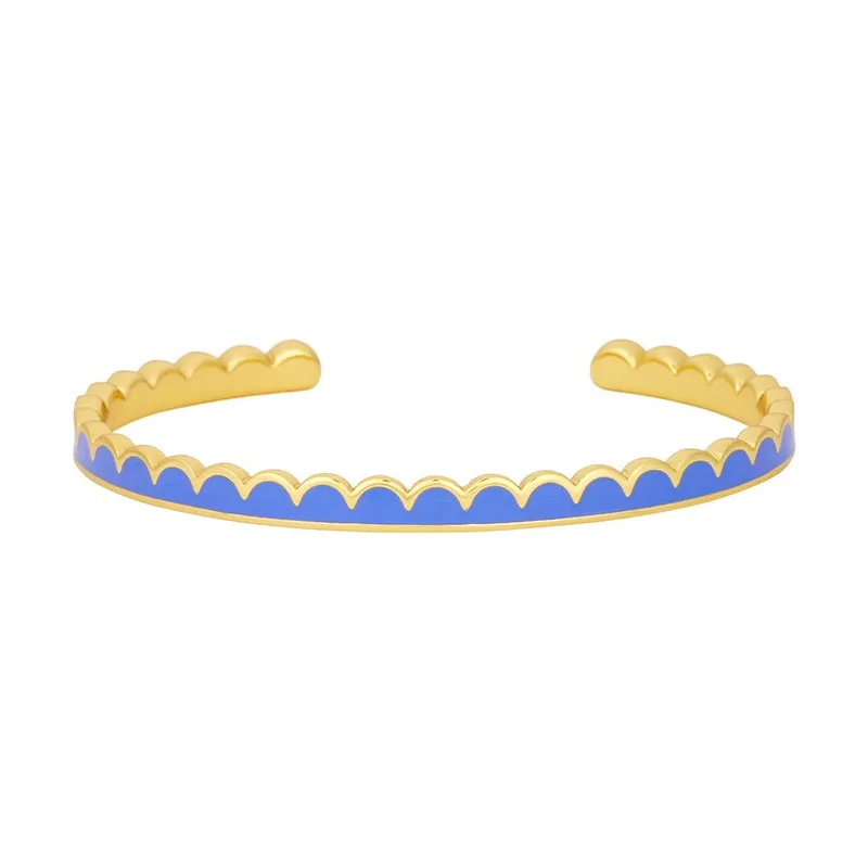 Design Letters Lace bangle - Brass – Produktbild 1 von 1