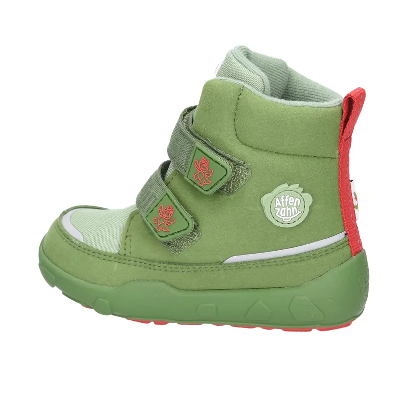 Affenzahn Affenzahn Midboot Comfy vegan Dragon für Kinder, grün, Größe 34 EU, Grün, – Produktbild 2 von 7
