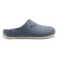 thies Veganer Slipper "thies ® PET", fair, mit Wechselfussbett, Blue fog (hellblau), – Produktbild 1 von 1