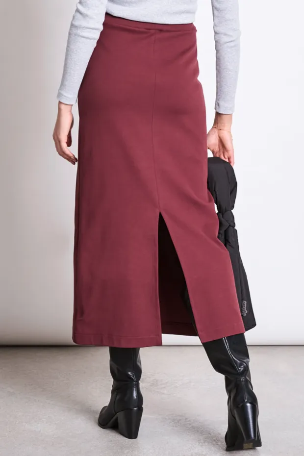 JAN N JUNE JAN N JUNE Damen vegan Rock Burnita, Dunkelrot, – Produktbild 2 von 2