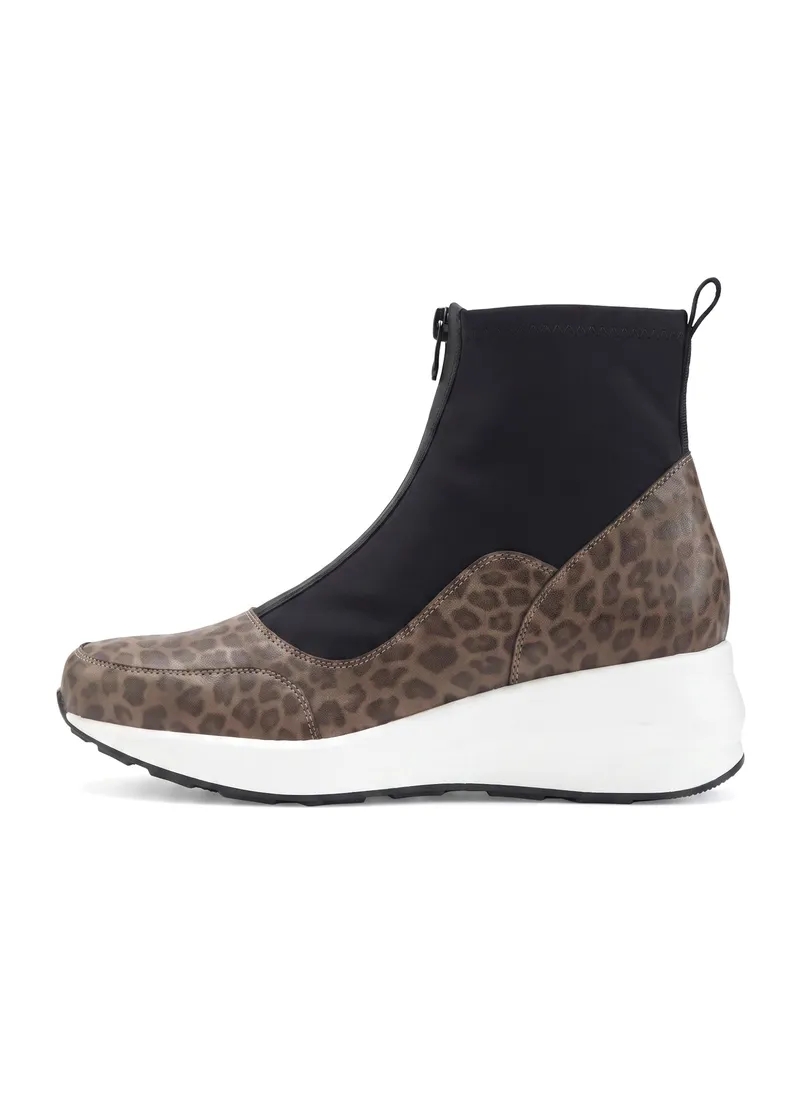 Lascana Stiefelette, Leo/schwarz, – Produktbild 1 von 3